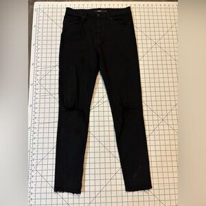 Hudson Women’s Size 29 Black Barbara Super Skinny Jeans